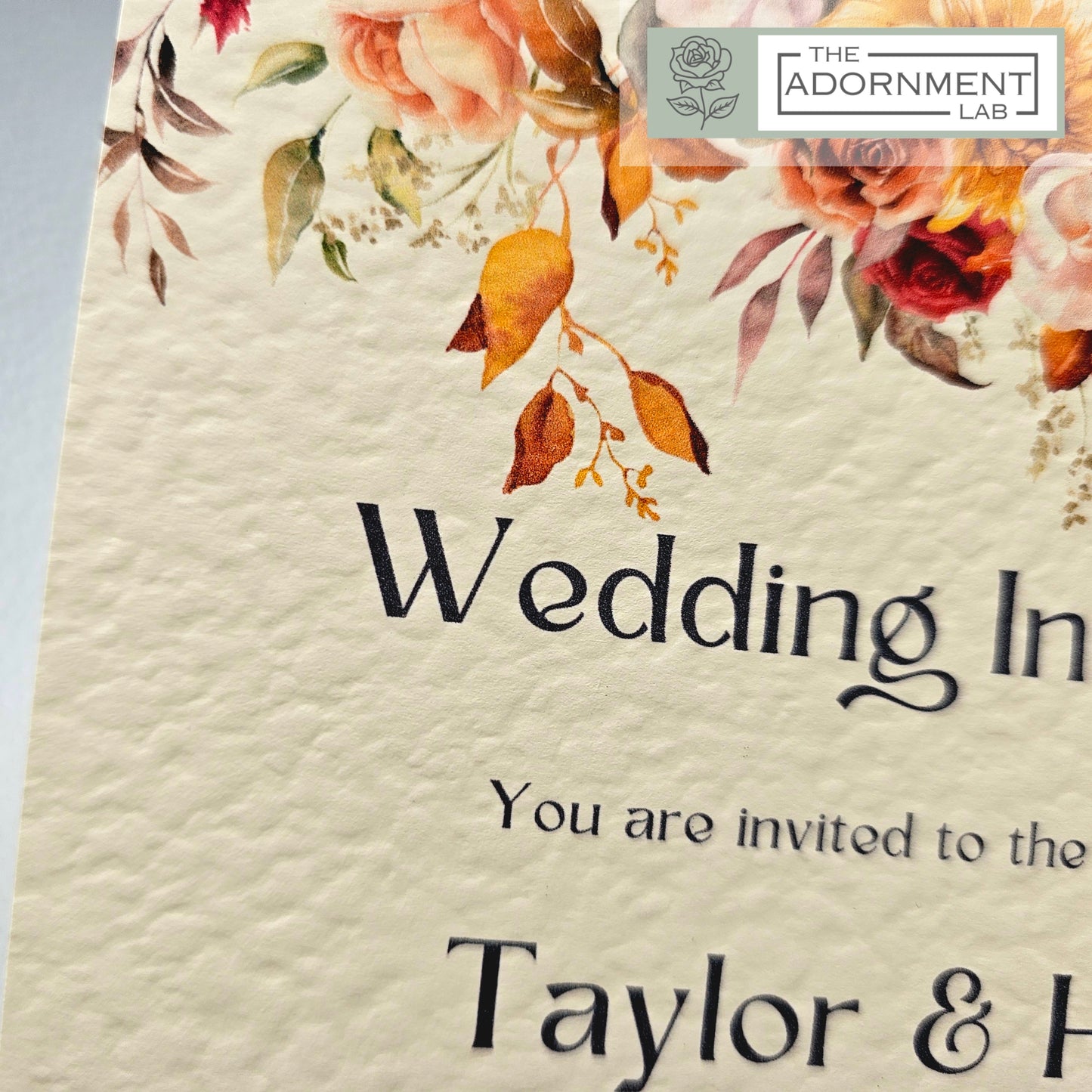 Autumn Fall Flowers Design - Invitations