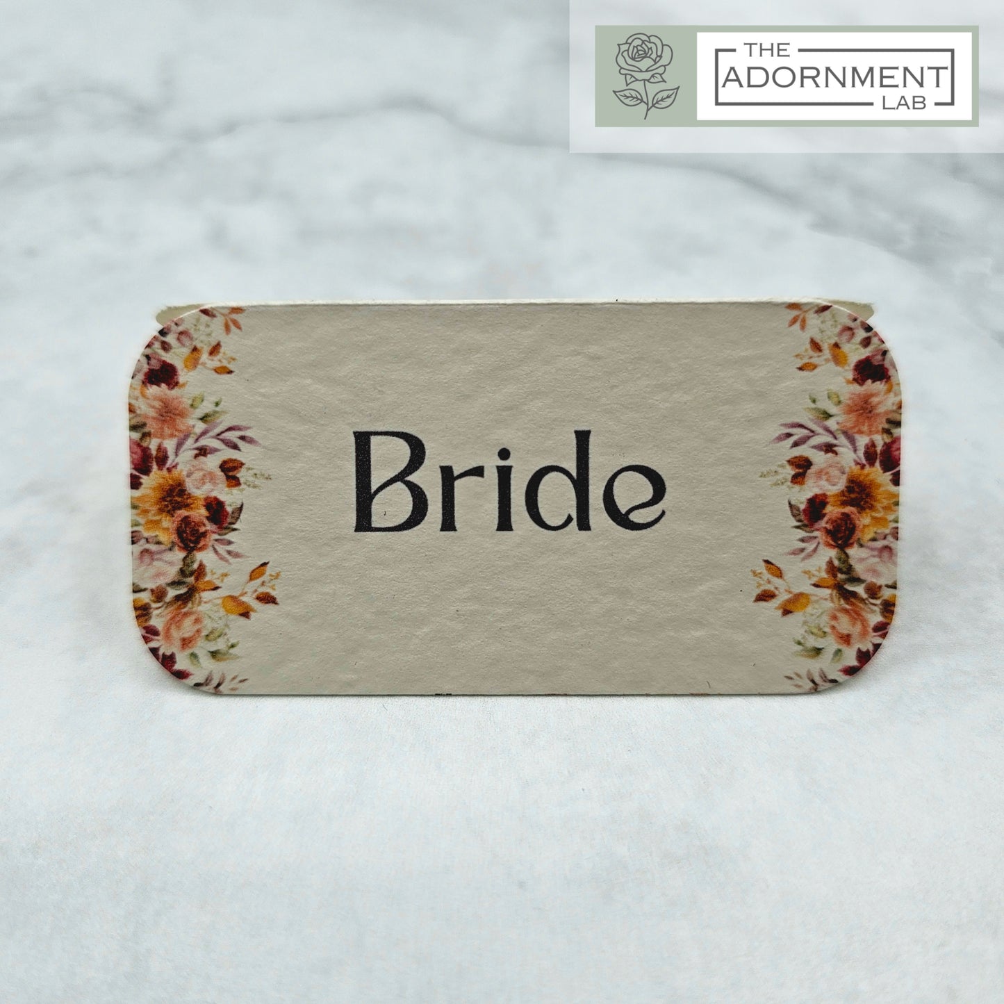 Autumn Fall Flowers Design - Place Cards