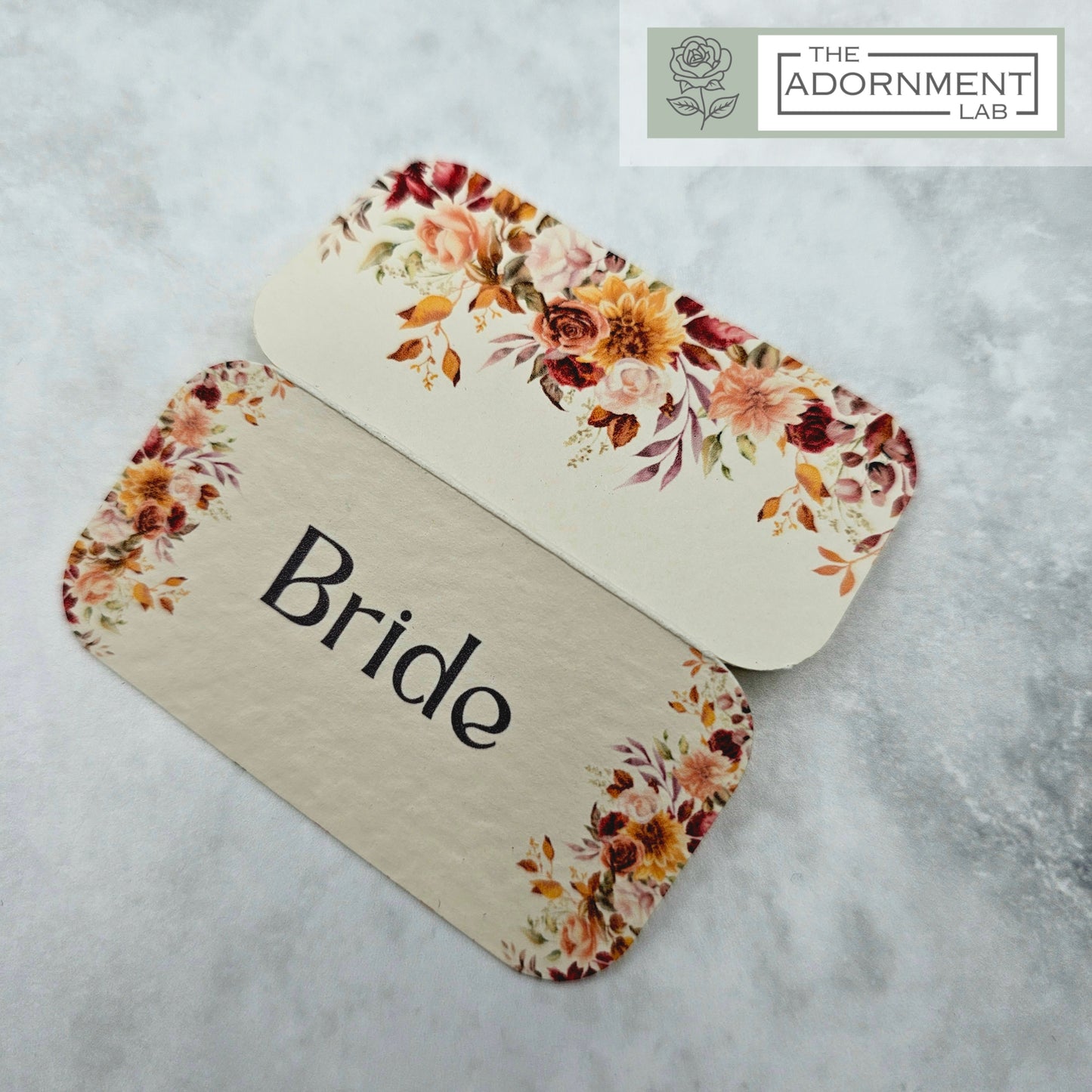 Autumn Fall Flowers Design - Place Cards