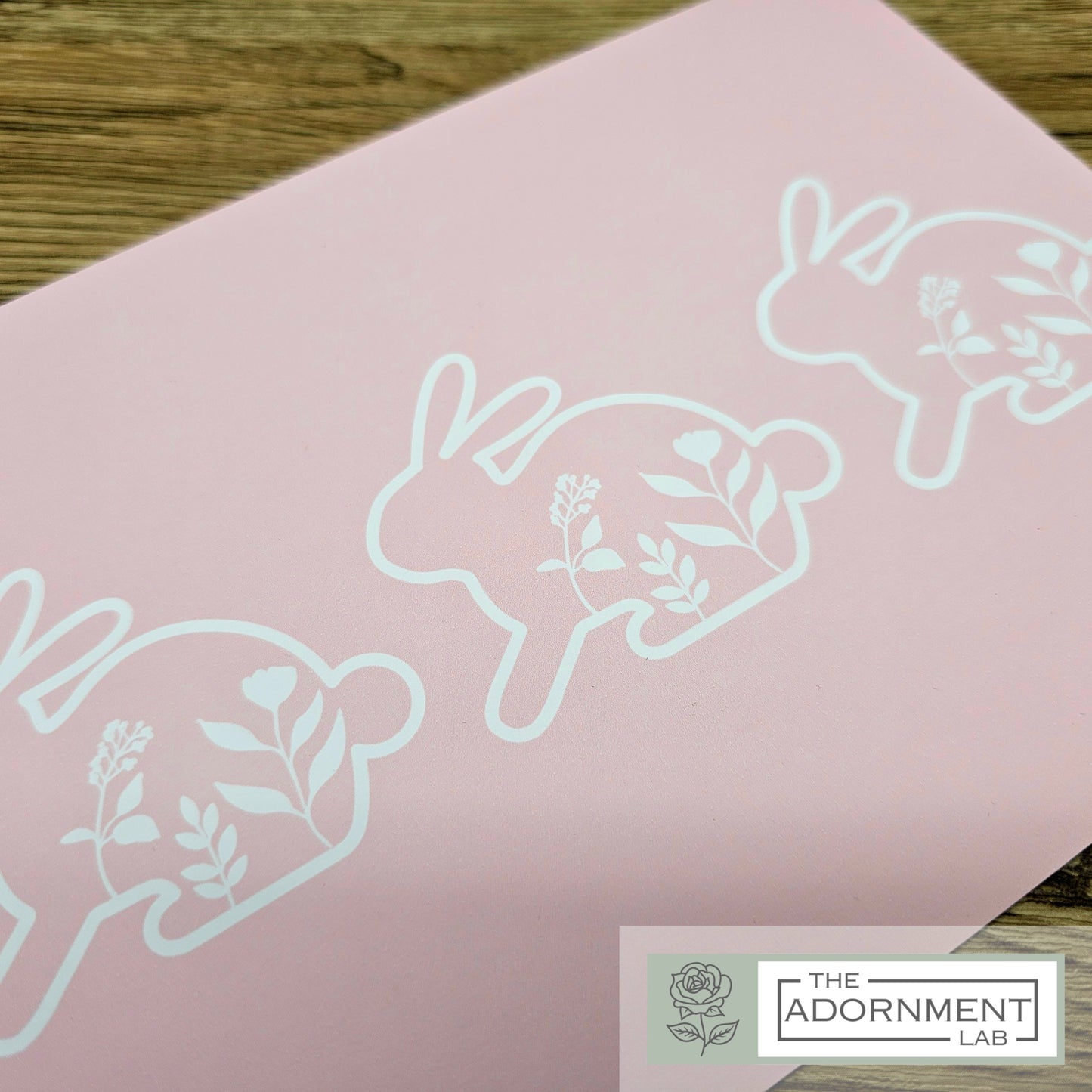 Bunny Bloom - A5 Art Print - Pink