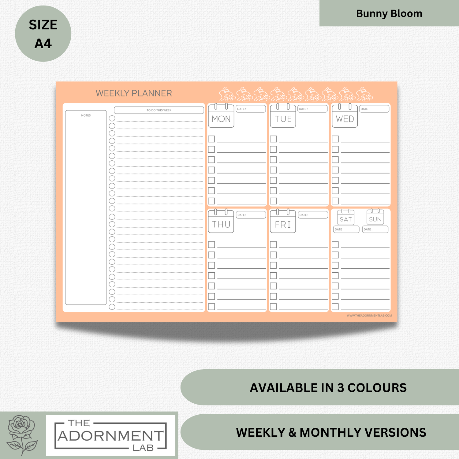 Bunny Bloom Collection - Stationery