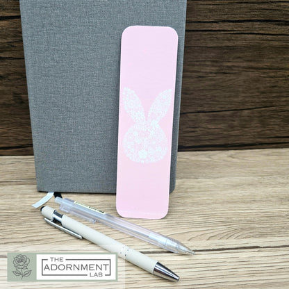 Bunny Bloom - Flat Printed Bookmarks - Pink