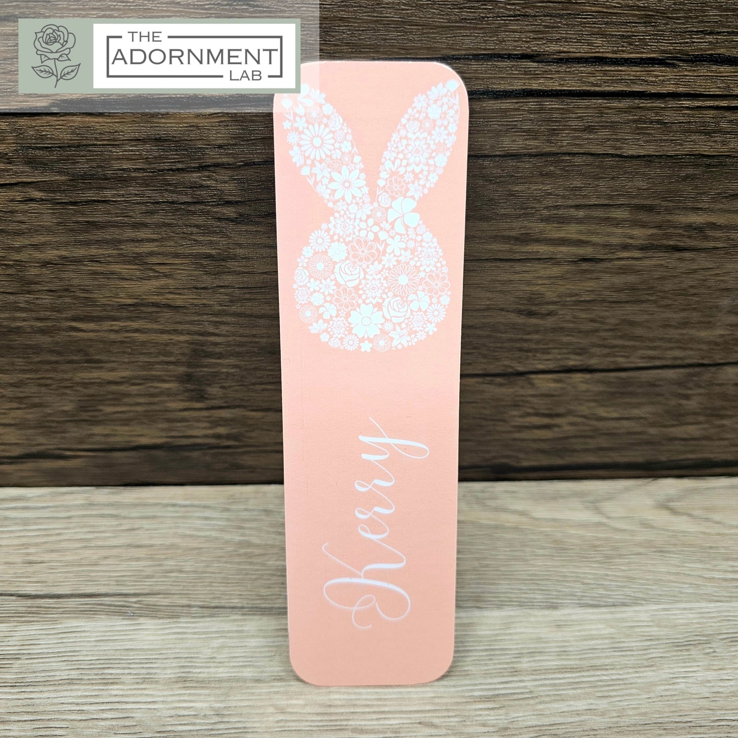 Bunny Bloom - Flat Printed Bookmarks - Pink