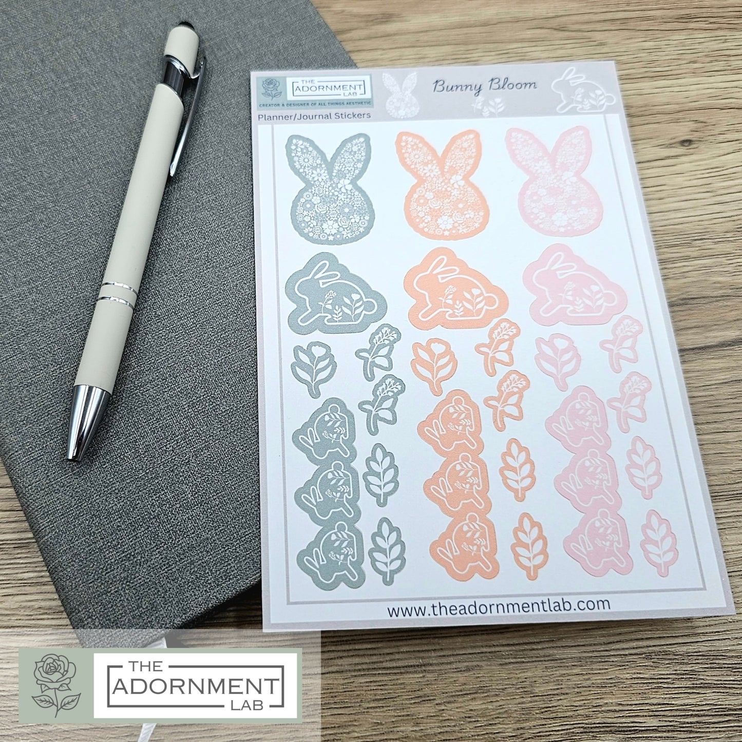 Bunny Bloom Sticker Sheet