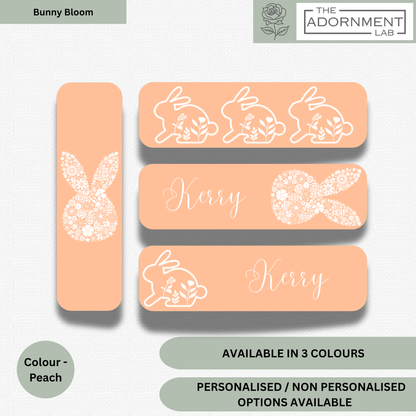Bunny Bloom - Flat Printed Bookmarks - Pink