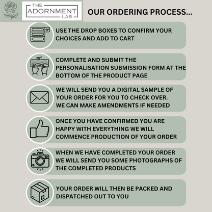 Autumn Fall Flowers Design - Slim Menu Cards (With Guests Names)